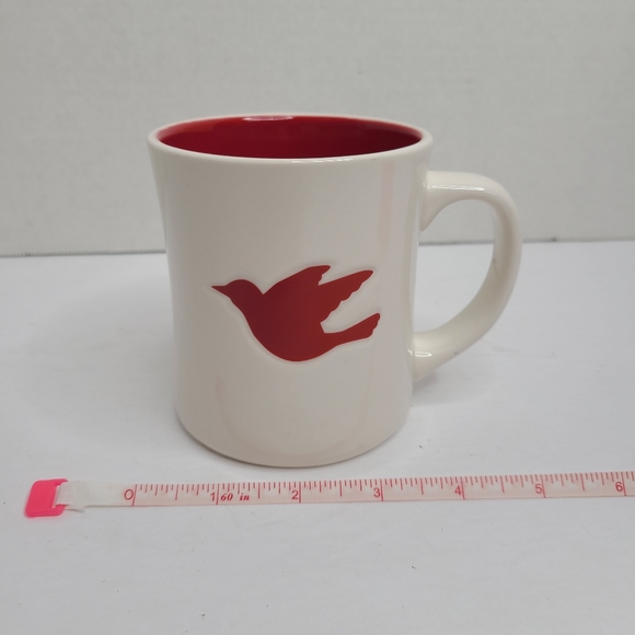 Starbucks Coffee Mug Red Bird 2008 Starbucks Coffee Company 12 Oz EUC - Picture 10 of 11